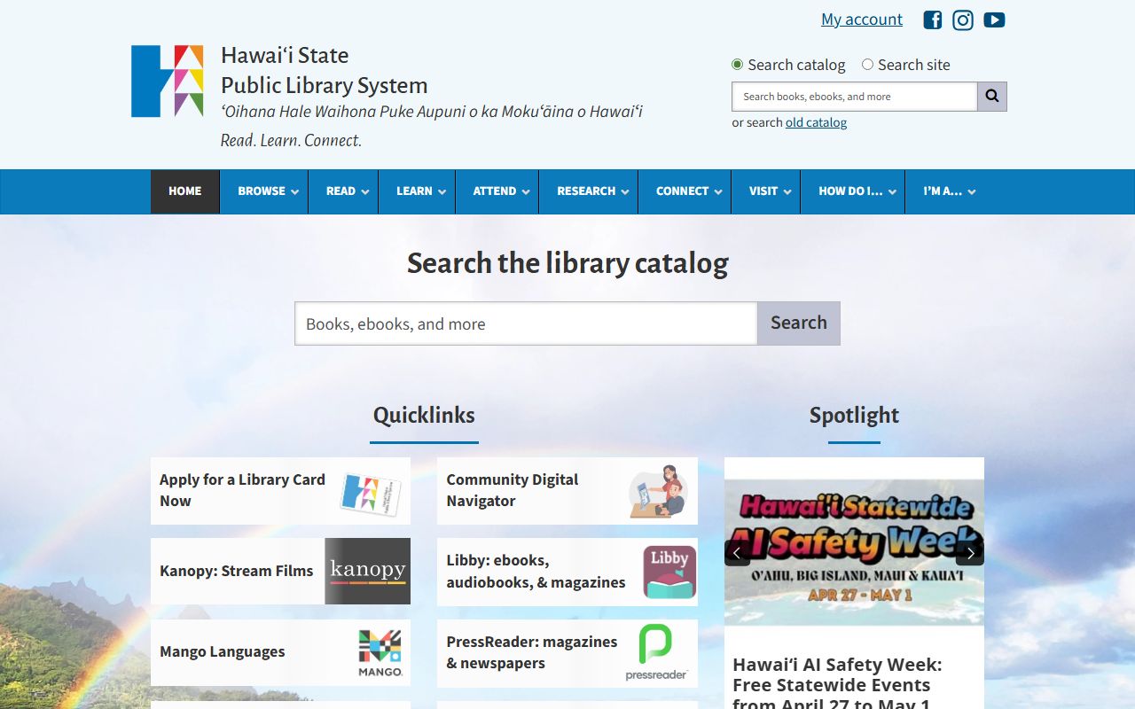 Hawaii State Library System genealogy microfilm and resources